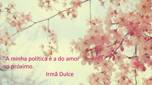 A minha política é a do amor ao próximo-dracarlafrohmuller.com.br