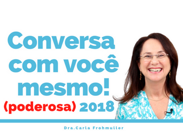 Conversar com você mesmo.